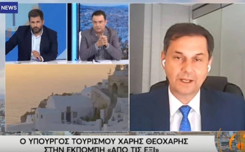 Θεοχάρης: Καλά τα μηνύματα για την εφετινή τουριστική χρονιά (Βίντεο)