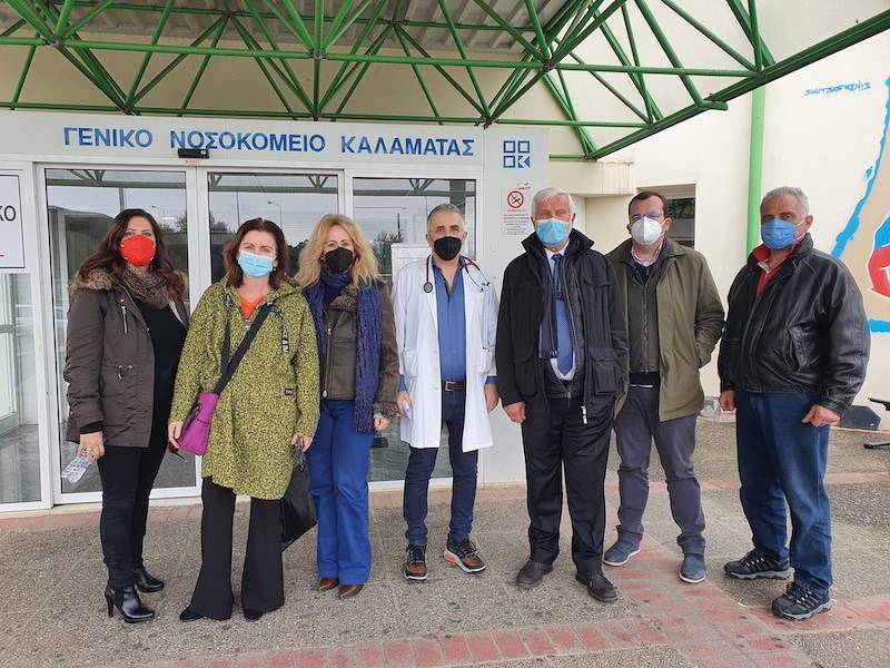 Συνάντηση Τατούλη με Σωματείο Εργαζομένων του Νοσοκομείου Καλαμάτας