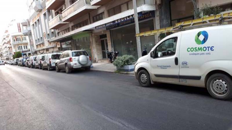 Η στάθμευση στη Βασ. Κωνσταντίνου