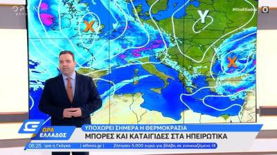 Καιρός: Από τον καύσωνα ζέστη στις καταιγίδες και την πτώση της θερμοκρασίας (Βίντεο)