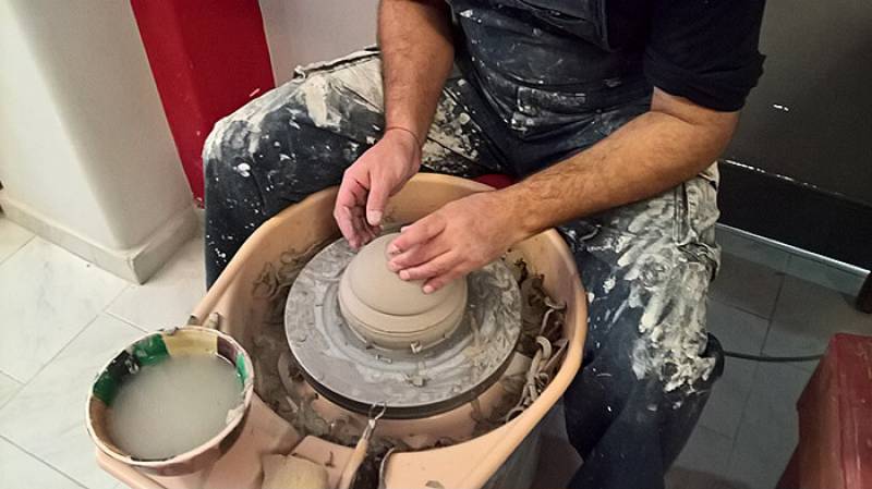 Εκθεση κεραμικής - γλυπτικής στο Πνευματικό Κέντρο Καλαμάτας