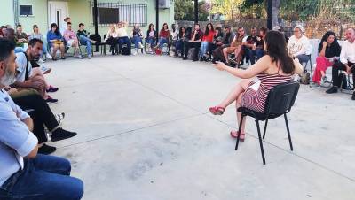 Τζιάλλα και Κατέρη σε εκδήλωση της Κ.Α.ΝΕ. Καλαμάτας