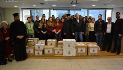 Υγειονομικό υλικό στο Ιατρείο Κοινωνικής Αποστολής από την Μητρόπολη Μαντινείας και Κυνουρίας