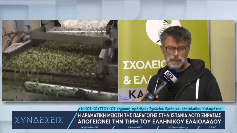 Η μείωση της παραγωγής στην Ισπανία απογειώνει την τιμή του ελληνικού ελαιόλαδου