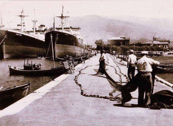 Το λιμάνι τη δεκαετία του 1950