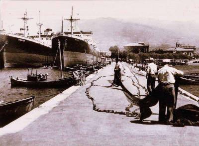 Το λιμάνι τη δεκαετία του 1950