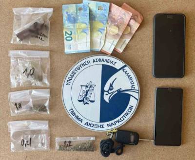 Σύλληψη 40χρονου στην Καλαμάτα: Πωλούσε κοκαΐνη και χασίς σε τοξικομανείς