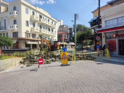 Ξεκίνησε η ανάπλαση στην οδό Υπαπαντής