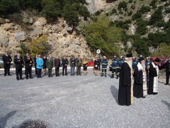 Μνημόσυνο για τους αδικοχαμένους πυροσβέστες στον Ταΰγετο από την Π.Υ. Σπάρτης