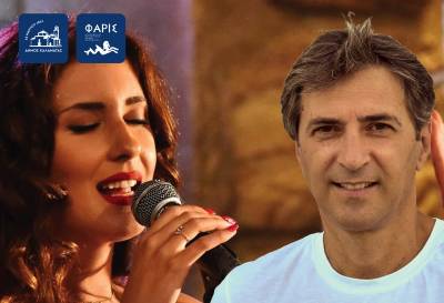 «Μουσικές διαδρομές» με το Βαγγέλη Δούβαλη και την Κατερίνα Ευγενικού στον Κήπο του Μεγάρου Χορού