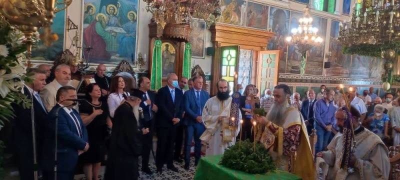 Με λαμπρότητα εορτάστηκε η Υψωση του Τιμίου Σταυρού στην Κυπαρισσία