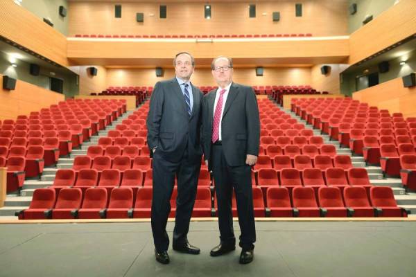 Κινητοποίηση για την συγκέντρωση Σαμαρά - Νίκα στην Τρίπολη