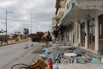 Καλαμάτα: Ξεκίνησαν οι εργασίες στο έργο ανάπλασης της Ναυαρίνου (βίντεο)