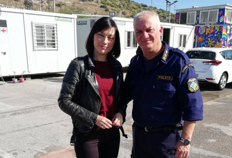 Το Κέντρο Υποδοχής Προσφύγων Σκαραμαγκά επισκέφτηκε η Νάντια