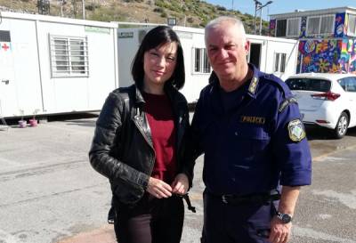 Το Κέντρο Υποδοχής Προσφύγων Σκαραμαγκά επισκέφτηκε η Νάντια