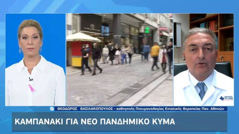 Βασιλακόπουλος: Καμπανάκι για νέο πανδημικό κύμα (Βίντεο)
