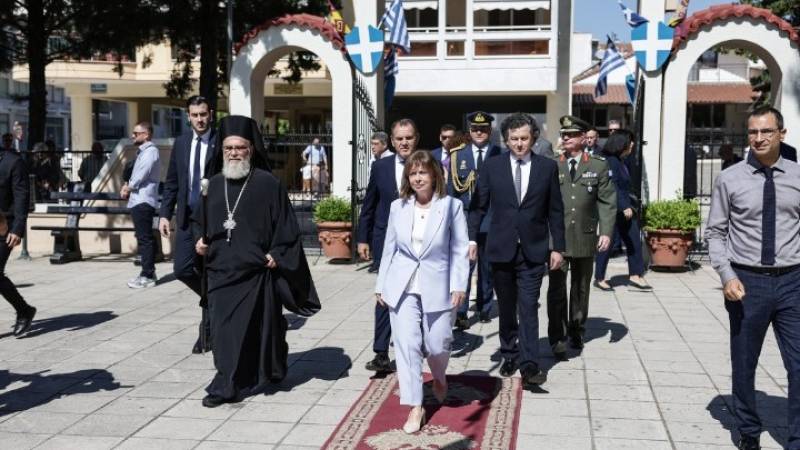 Στον Έβρο η K. Σακελλαροπούλου - Ανακηρύχθηκε επίσημη δημότης Ορεστιάδας