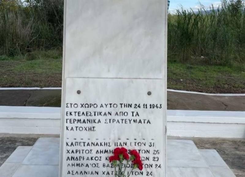 Τίμησαν τους εκτελεσθέντες στη “Γύρα” Τριόδου