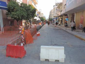 Κλειστή παραμένει η Βασιλίσσης Ολγας