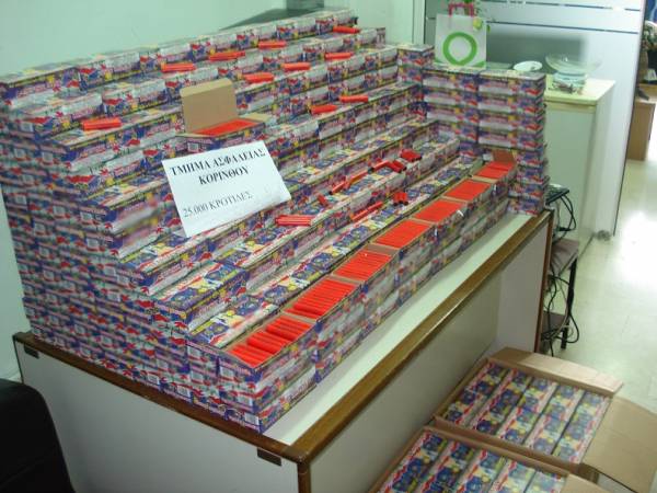 25.000 κροτίδες στην Κορινθία