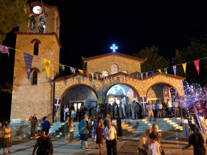 Λαμπρός εορτασμός στην Σπηλιά Τριφυλίας