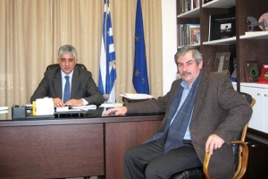 Συνάντηση Καφαντάρη - Πετράκου για λιγνίτες Χωματερού