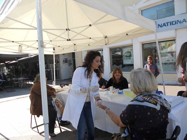 Μεγάλη προσέλευση για μέτρηση σακχάρου