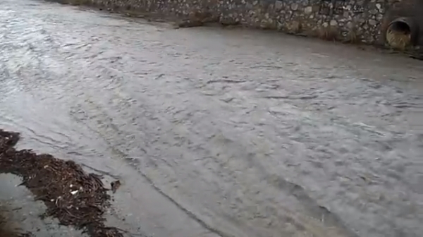 "Αγρίεψε" ο Νέδοντας (βίντεο)