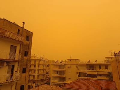 Σκηνικό... Σαχάρας στην Καλαμάτα (Φωτογραφίες+βίντεο)