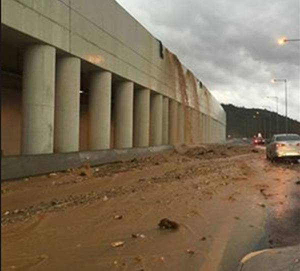"Μορέας": «Πρωτόγνωρη η ένταση της βροχής»
