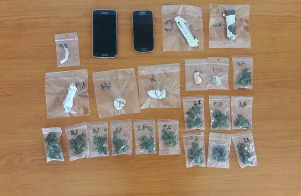 Δύο συλλήψεις για χασίς στην Καλαμάτα