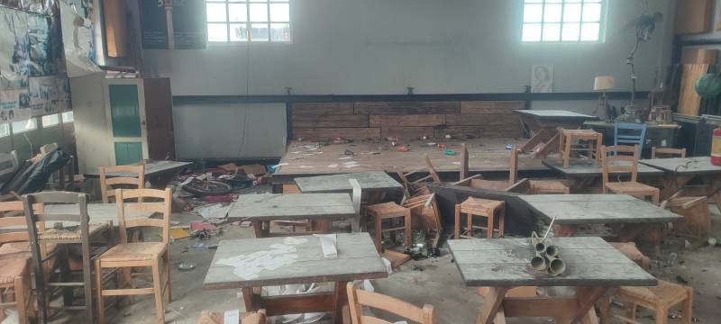 Κυπαρισσία: Αγνωστοι βανδάλισαν το "Τρενοτεχνείο" - Σε απόγνωση ο δημιουργός του Νίκος Καλογερόπουλος (βίντεο-φωτογραφίες)