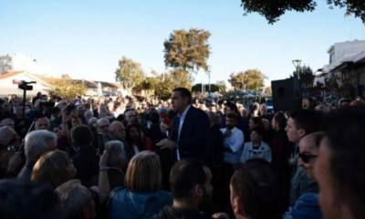 Τσίπρας από Λαύριο για την υπόθεση Γεωργούλη: "Καμία συγκάλυψη, είμαστε με τα θύματα, όχι με τους θύτες" (βίντεο)