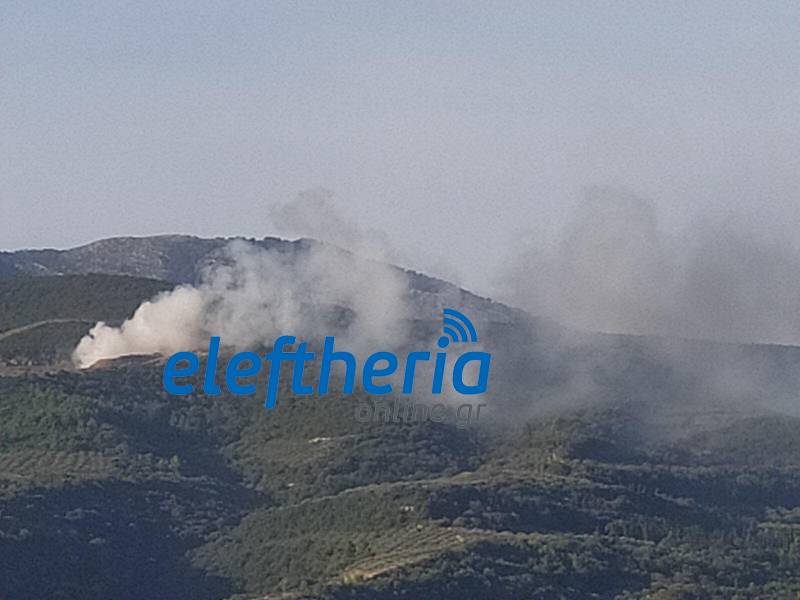 Κυπαρισσία: Αποπνικτική ατμόσφαιρα από την φωτιά στη χωματερή στο Αλιμάκι (βίντεο)