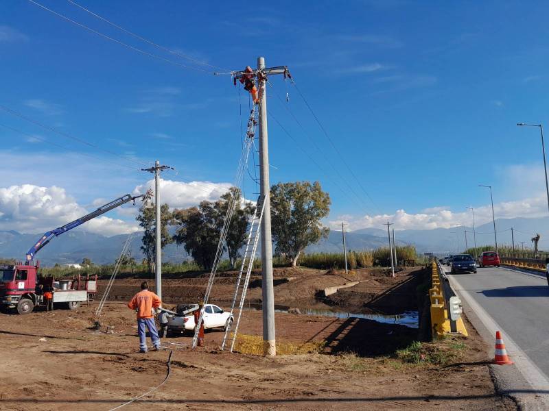 Ολοκληρώθηκε το υπόγειο δίκτυο Ασπροχώματος - Μεσσήνης: Σύνδεση 15 φωτοβολταϊκών συνολικής ισχύος 10 MW