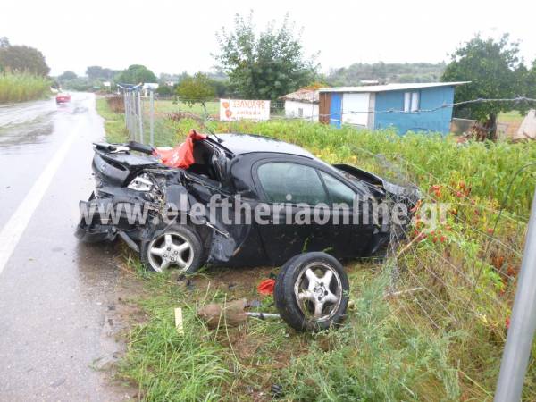 Σοβαρό τροχαίο με έναν τραυματία έξω από την Ανάληψη (βίντεο και φωτογραφίες)