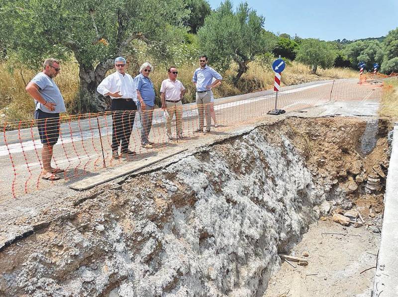 Έργο αντιστήριξης στο δρόμο Κάκκαβα – Σιδηρόκαστρο