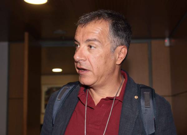 Ο Σταύρος Θεοδωράκης στην Καλαμάτα