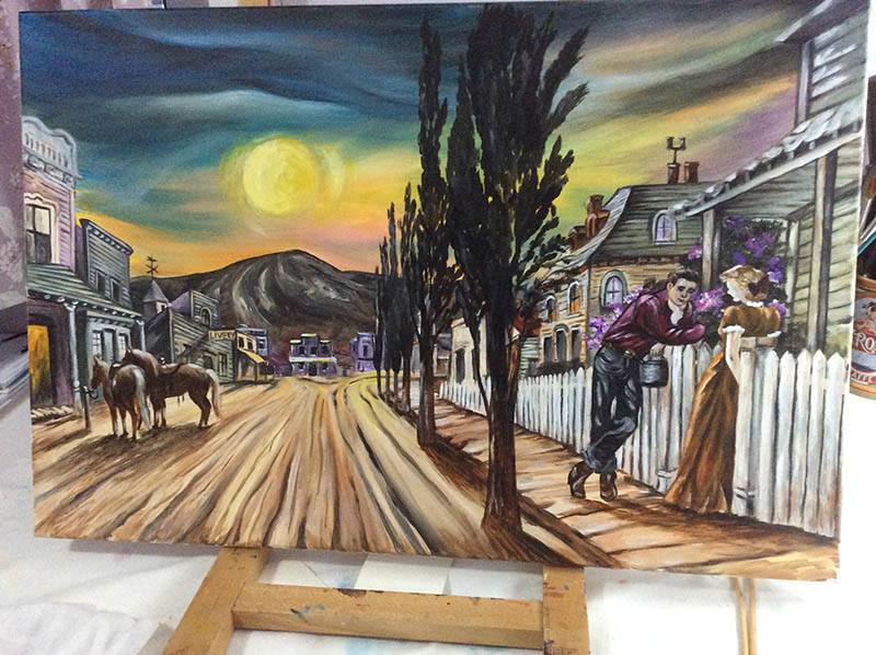 Εκθεση ζωγραφικής της Καίτης Καρύδη – Καρατζαφέρη