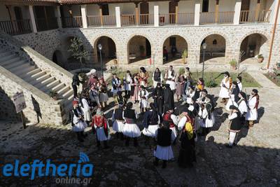 Καλαμάτα: Γυρίσματα για ντοκιμαντέρ του Πολεμικού Μουσείου για το 1821 στη Μονή Βελανιδιάς (βίντεο-φωτογραφίες)