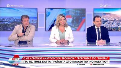 Γεωργαντάς: «Με το "καλάθι του νοικοκυριού" θα λειτουργήσει ο ανταγωνισμός και θα ελέγχουμε καλύτερα τις τιμές»