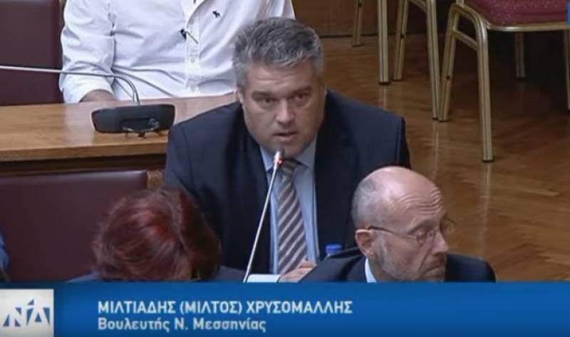 Χρυσομάλλης στη Βουλή: “Ευθύνη Πολάκη η υποστελέχωση του Νοσοκομείου Κυπαρισσίας” (βίντεο)