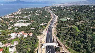 Στις 4 Δεκεμβρίου στην κυκλοφορία τα 10 τελευταία χιλιόμετρα του αυτοκινητόδρομου Πάτρα – Πύργος