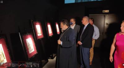 Μνήμες του Ελληνισμού με έργα του Γιάννη Μετζικώφ - Εγκαινιάστηκε η επετειακή έκθεση στο Μέγαρο Χορού