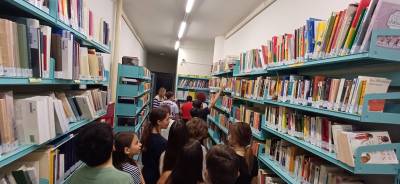 Μαθητές του 1ου Δημοτικού Καλαμάτας στη Δημόσια Κεντρική Βιβλιοθήκη