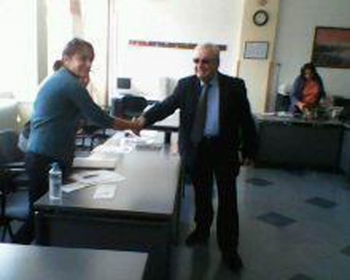 Ο ευρωβουλευτής Ν. Σαλαβράκος στη Μεγαλόπολη