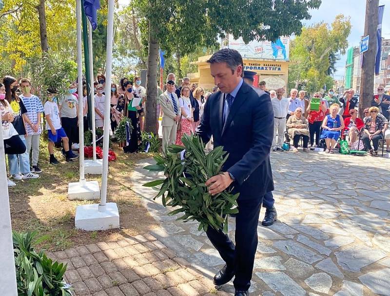 Ο Μαντάς στην εορταστική εκδήλωση για τη Μάχη της Καλαμάτας