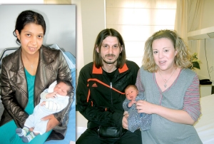 Τα πρώτα μωρά του έτους - "Αρσενικό" ποδαρικό για το 2012 στη Μεσσηνία