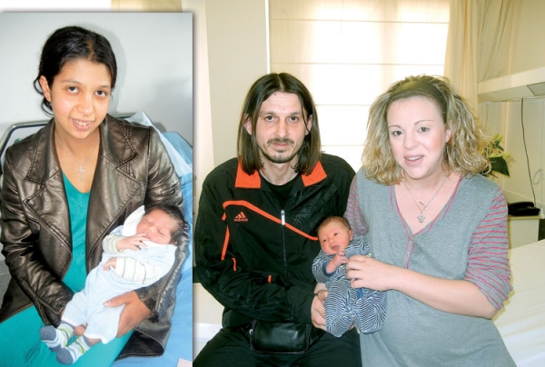 Τα πρώτα μωρά του έτους - "Αρσενικό" ποδαρικό για το 2012 στη Μεσσηνία