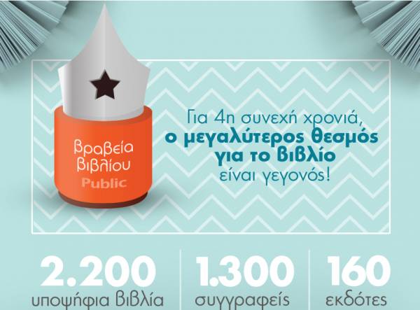 Μεσσηνιακές υποψηφιότητες στα "Βραβεία Βιβλίου Public"